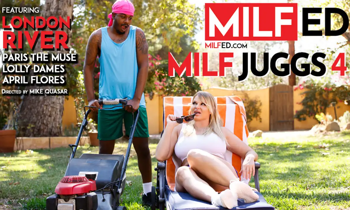 London River Stars in MILFED's New Release "MILF Juggs 4"