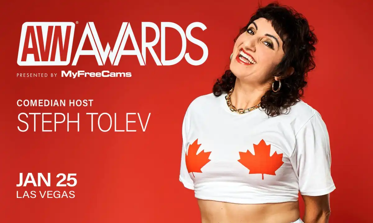 Steph Tolev Co-Hosts 2025 AVN Awards Presented by MyFreeCams