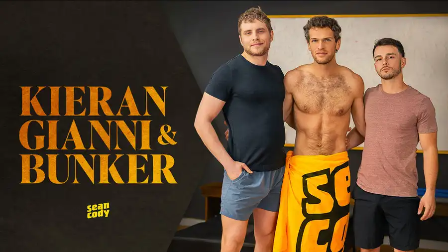 Sean Cody: Kieran, Gianni Amaro, & Bunker Threesome Premieres