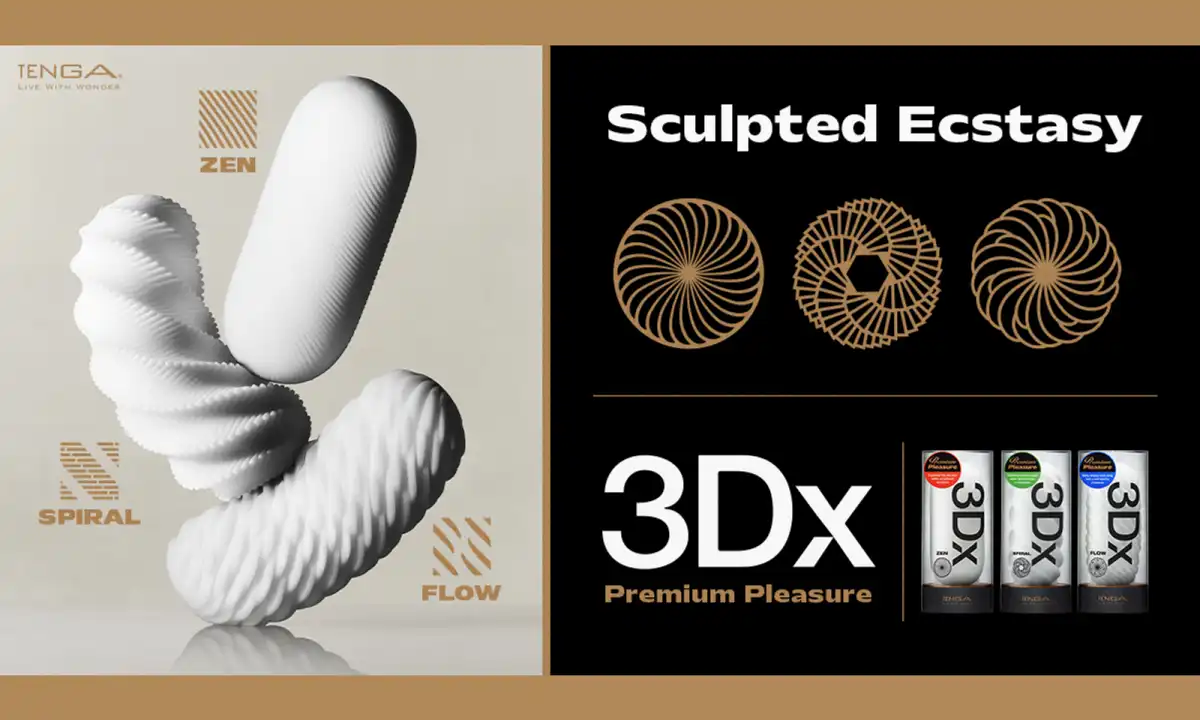 Tenga Launches Upgraded 3Dx Collection for Evolved Stimulation