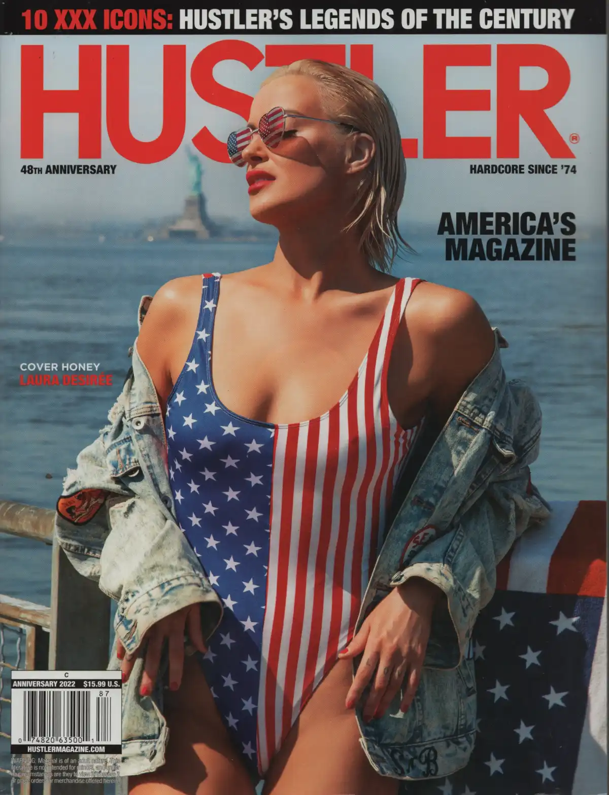 Desiree Dulce Graces Hustler Magazine's July Cover