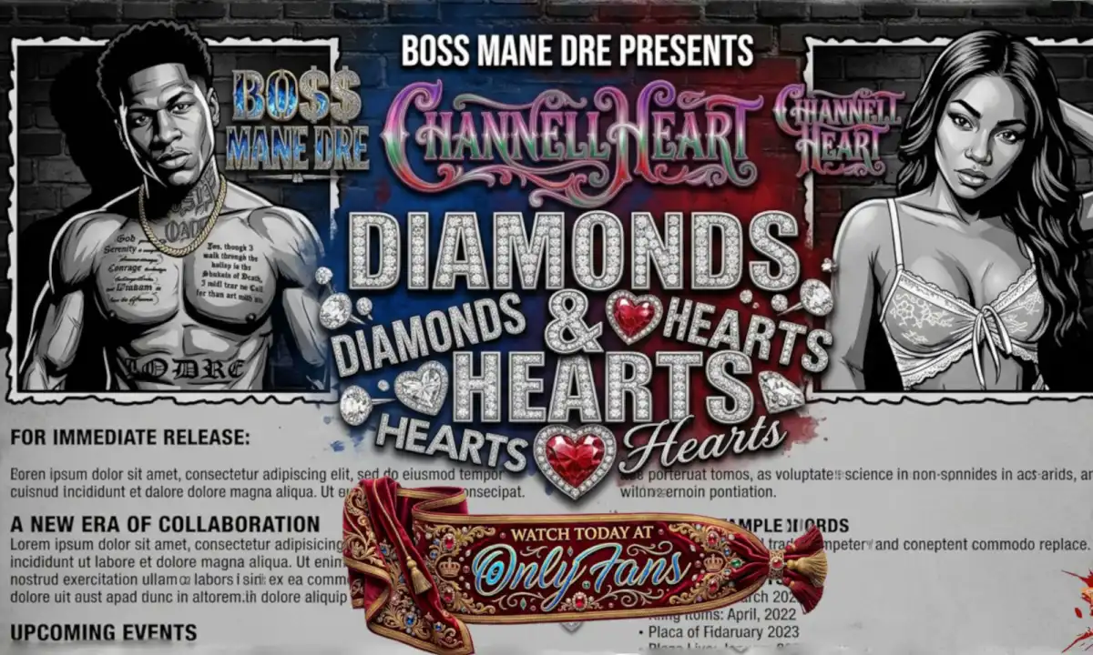 Chanell Heart & Bo$$mane Dre Drop "Diamonds & Hearts" OnlyFans Clip