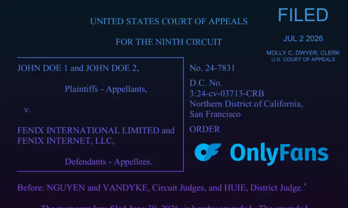 OnlyFans Lawsuit Over Auto-Renewal Law Revived by Ninth Circuit