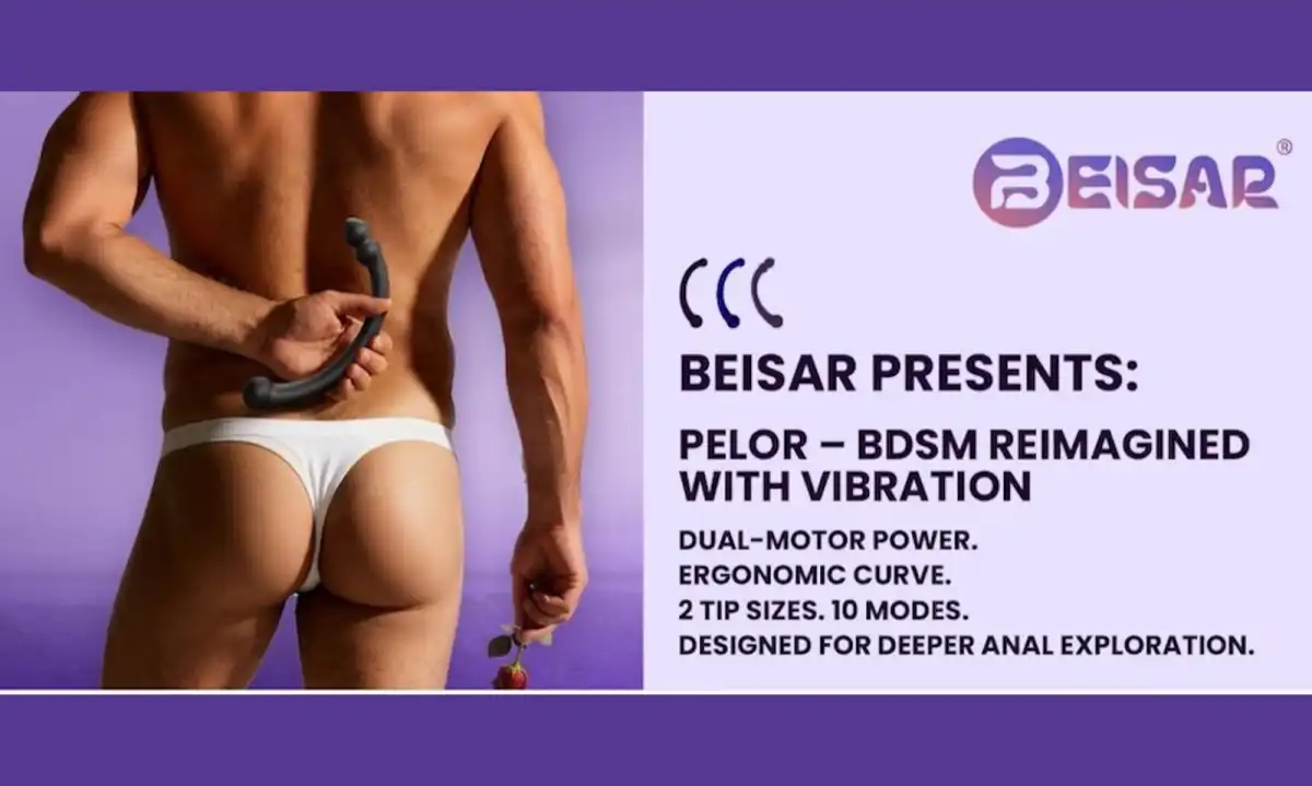 Beisar Launches Pelor: Dual-Motor Vibrating Anal Hook for BDSM Play