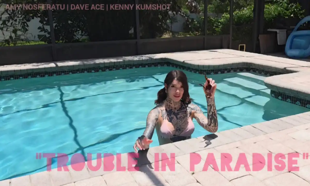 Amy Nosferatu Drops New OnlyFans Clip "Trouble in Paradise"