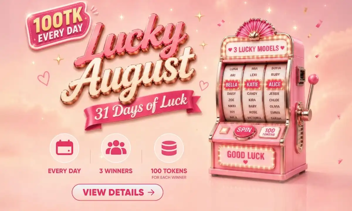 DreamCam Launches Lucky August Campaign for VR Webcam Models