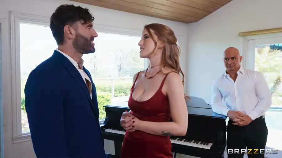Octavia Red & Christian Clay in Brazzers' "An Affair with My Piano Teacher"