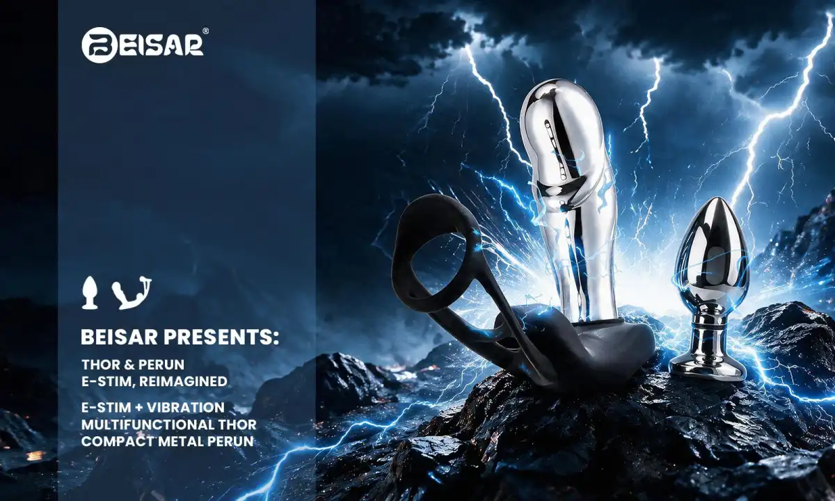 Beisar Launches Thor & Perun E-Stim Anal Toys with Vibration
