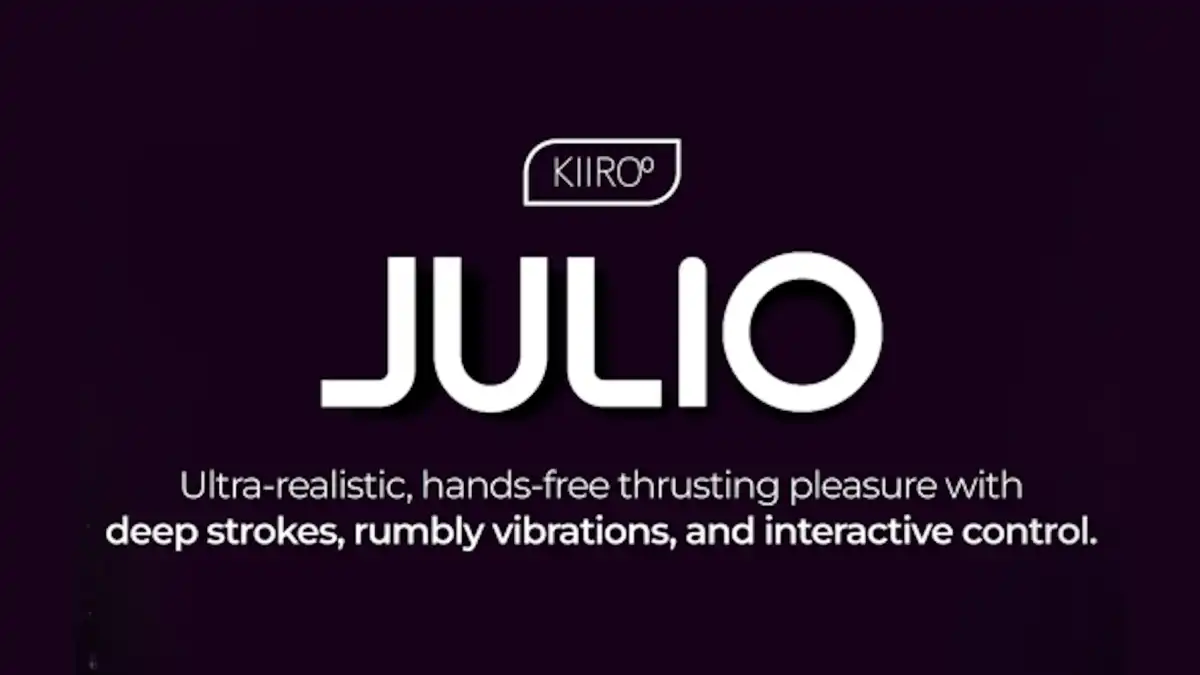 Kiiroo Introduces Julio: Interactive Thrusting & Vibrating Dildo