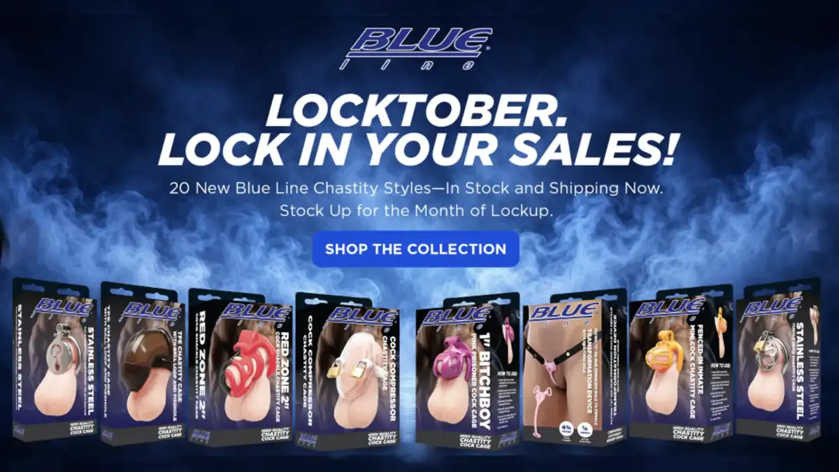 Electric Novelties Expands Blue Line with 20 New Chastity Styles