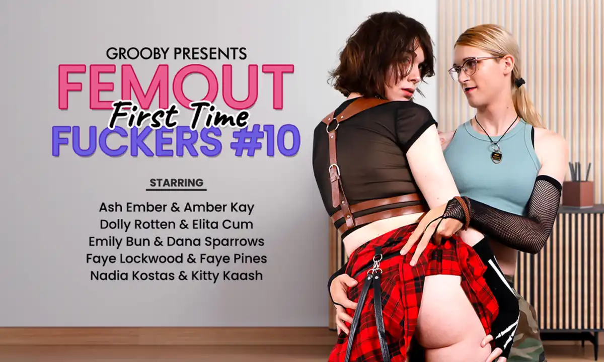Grooby Releases "Femout: First Time Fuckers #10" by Omar Wax