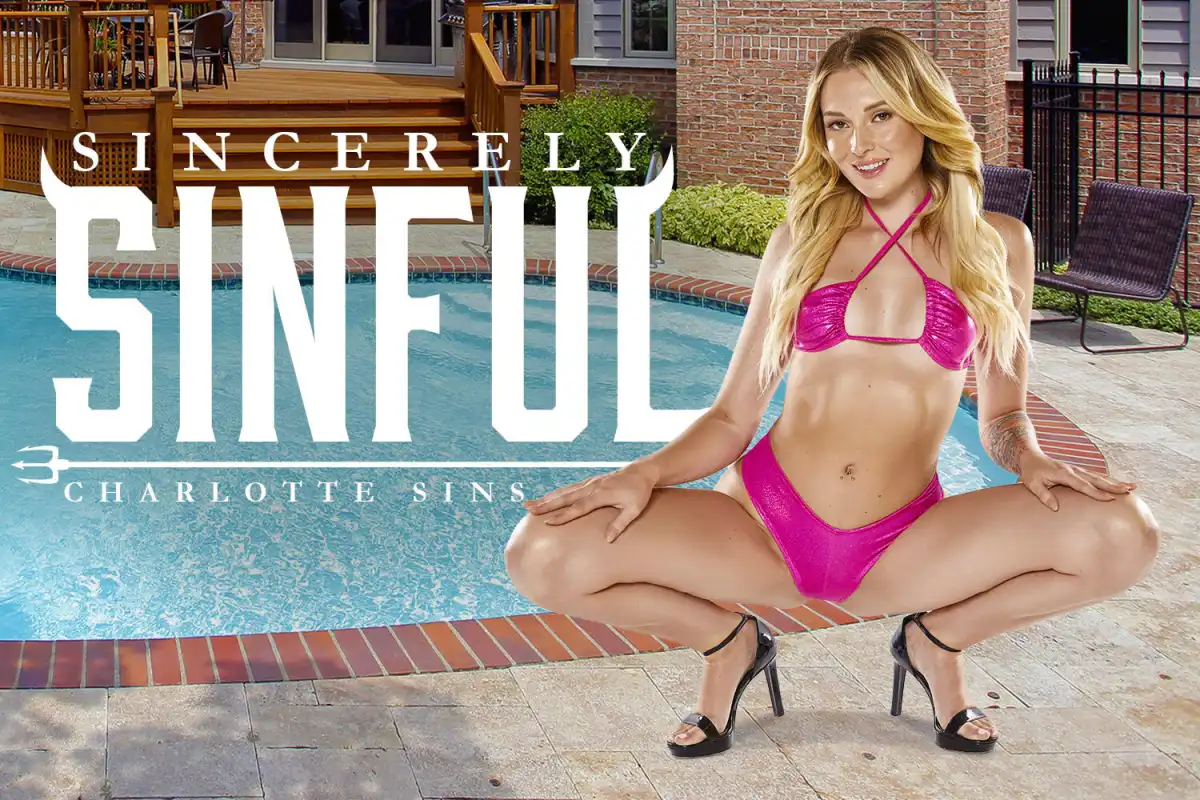 Charlotte Sins Stars in BaDoinkVR's "Sinner Takes It All" Fetish Scene
