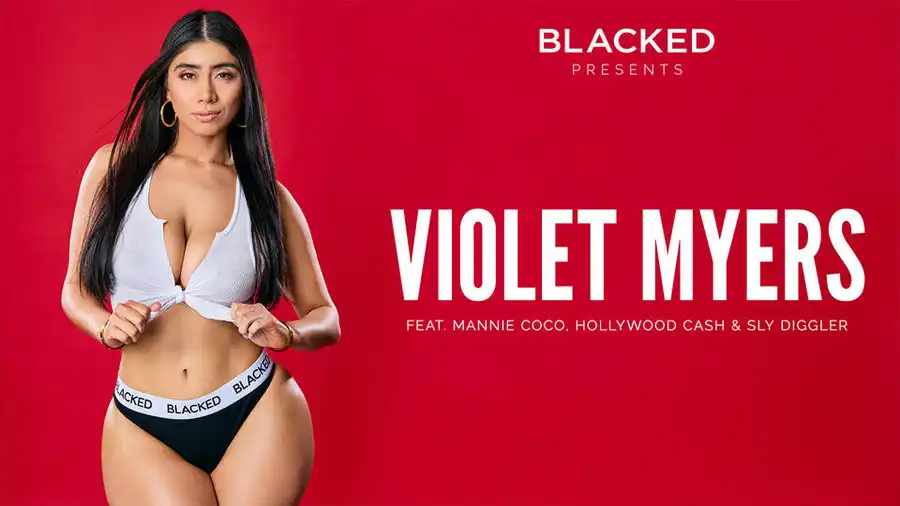 Violet Myers Stars in New Blacked Gangbang Release