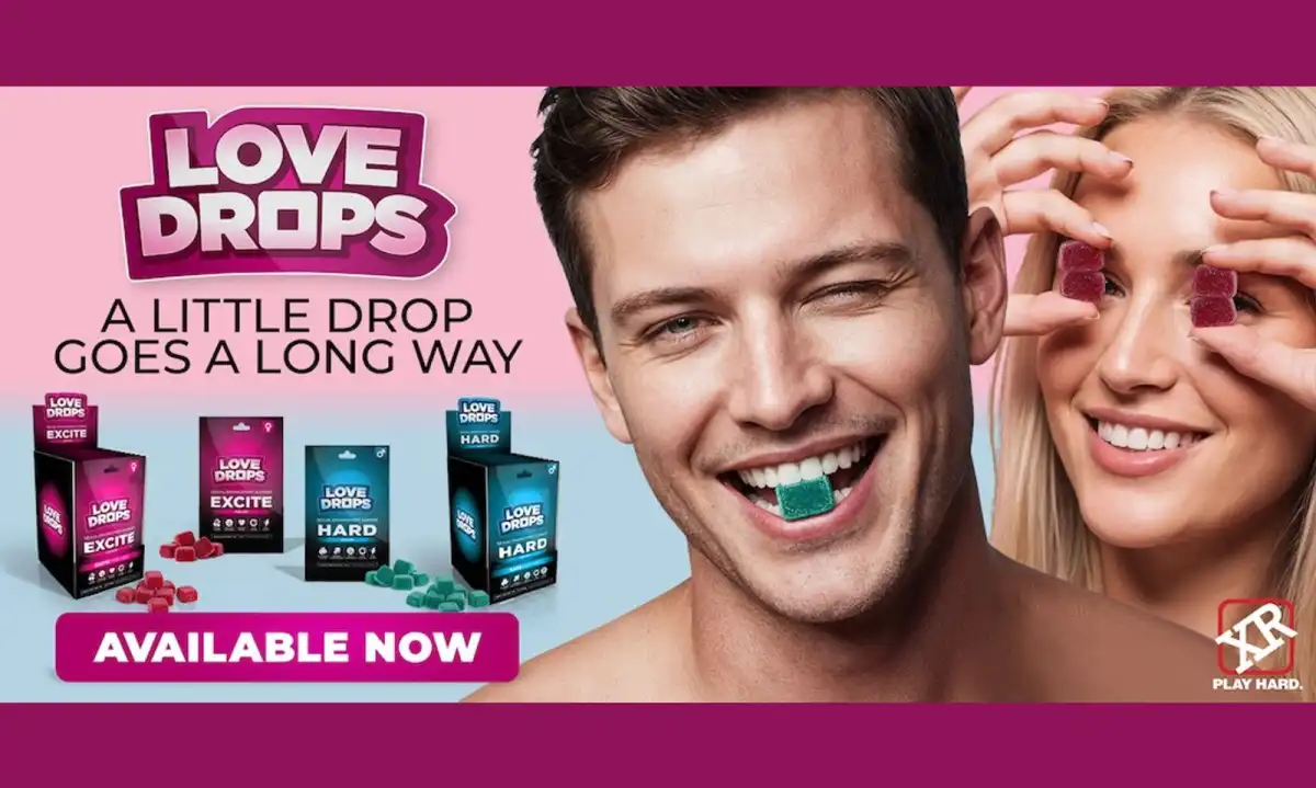 XR Brands Launches Love Drops Sexual Enhancement Gummies for Couples