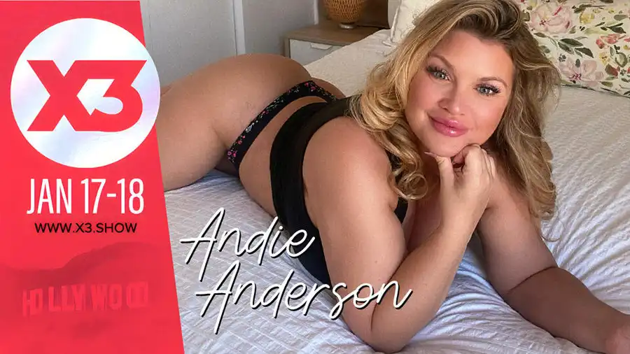 Andie Anderson to Sign at X3 Expo in LA on January 16-17