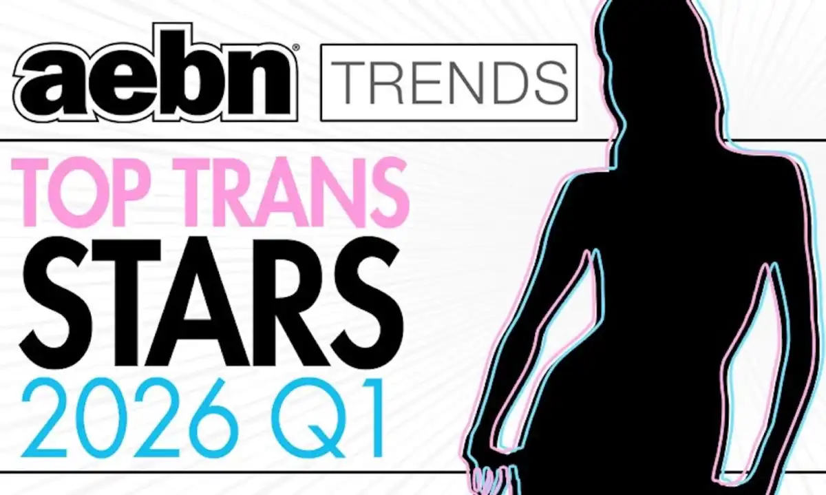 Ariel Demure Tops AEBN's Top Trans Stars List for Q4 2025 and Q1 2026