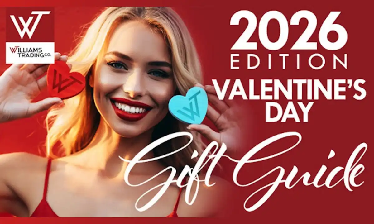 Williams Trading Co.'s 2026 Valentine's Day Essentials Catalog Released for Retailers