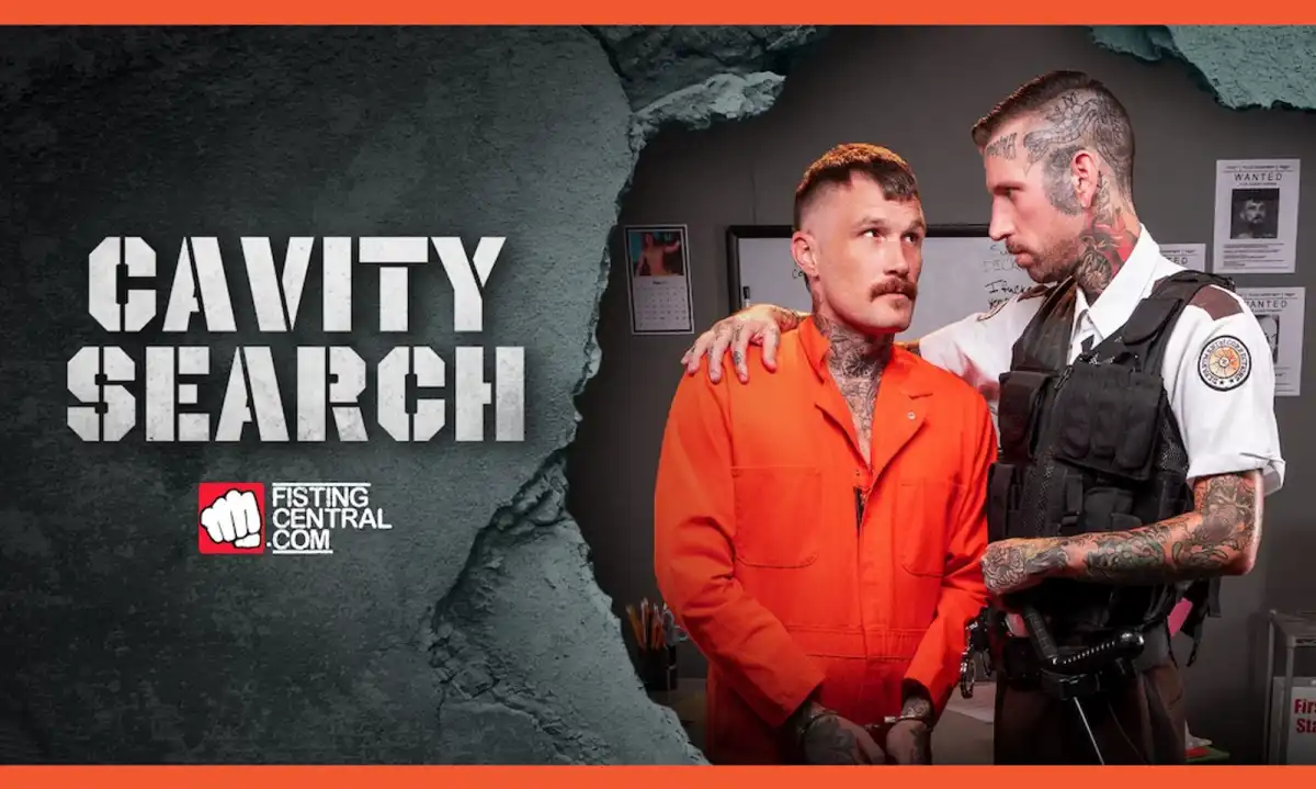 Fisting Inferno's 'Cavity Search' - Ryan Sebastian and Matt Coven in Prison-Themed Scenario
