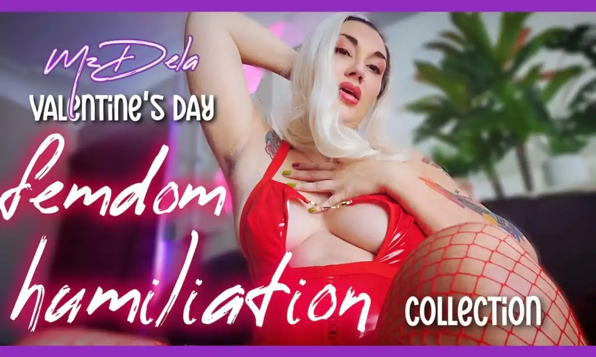 Mz Dela Florez Releases Valentine's Day Femdom Humiliation Collection