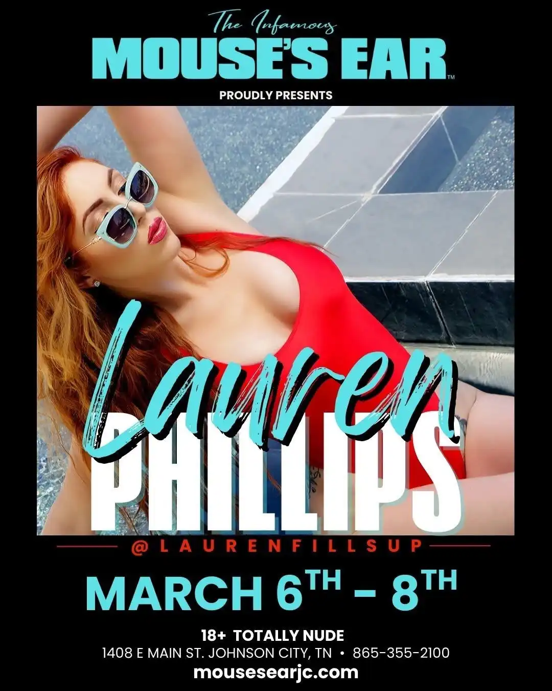 Lauren Phillips Headlines at Johnson City's Mouse's Ear This Weekend