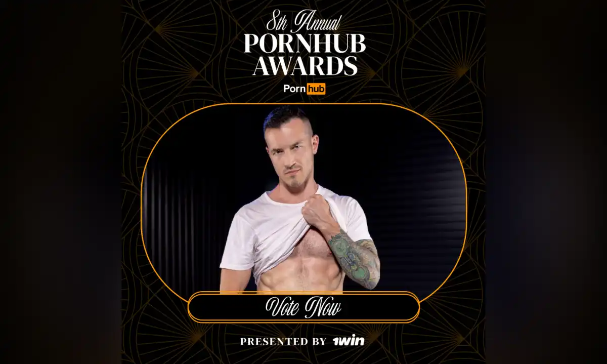 Derek Kage Nominated for Top Daddy Performer at 8th Pornhub Awards